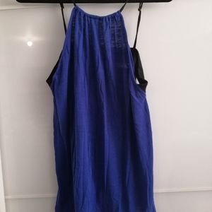 Royal Blue cami top with back details